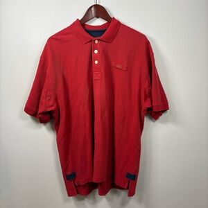Vintage Orvis Red Fly Fishing Polo Shirt XL Grandpa Core Outdoors